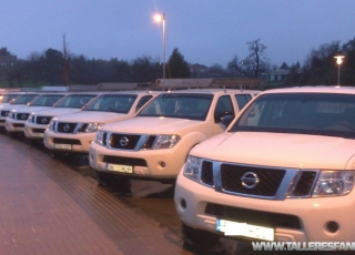 8 unidades Todoterreno Nissan Pathfinder, del año 2011, 4x4, diesel, 2488cc, 190CV