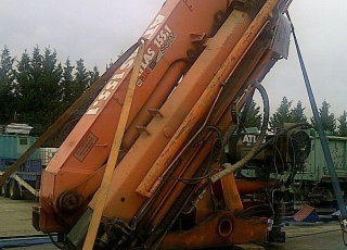 Grua Atlas, AK 155.1 A5, de 14m, año 1998