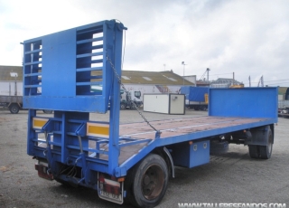 Trailer for truck, make Leciñena, two axels, 9.3m, 18tn.