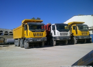 Three tipper brnad ASTRA HD8 86.56, year 2007, box 20m3, manual gearbox