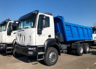 New truck ASTRA HD9 64.38, 380hp, Euro3, manual.
With tipper box Gervasi of 16m3.