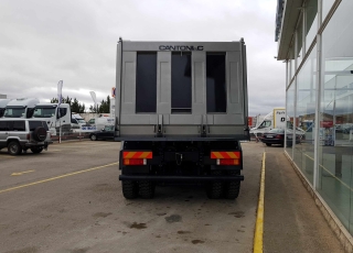 New IVECO ASTRA HD9 84.50, 8x4 of 500cv, Euro 6 with automatic gearbox.
With Canotni box of 20m3.