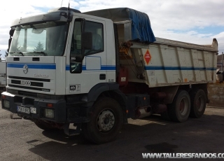 Tipper truck IVECO MP380E38H, 6x4, year 2001.