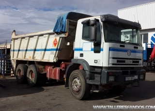 Tipper truck IVECO MP380E38H, 6x4, year 2001.