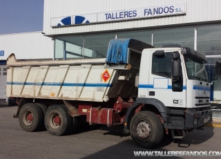 Tipper truck IVECO MP380E38H, 6x4, year 2001.