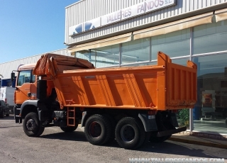 Dumper MAN TG 360A, 6x4, con caja Meiller, año 2004, 218.045km, manual, en buen estado.