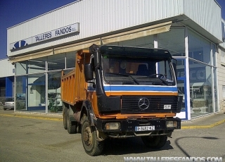 Tipper trucks Mercedes 2629AK, 6x6, year 1989