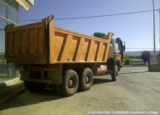 Tipper trucks Mercedes 2629AK, 6x6, year 1989