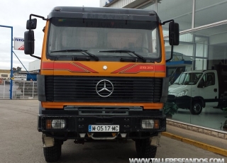 Dumper Mercedes Benz 2635, 6x6, año 1.991, grupo grande, caja Meiller Kipper y neumaticos en buen estado.