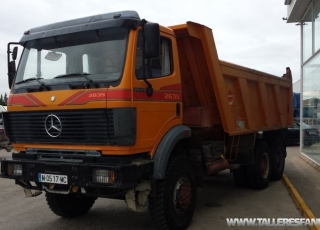 Tipper truck Mercedes 2635, 6x6, year 1991.