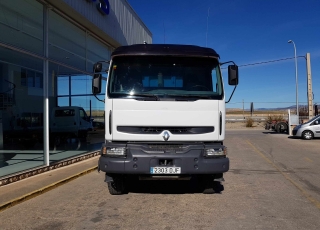 Tipper Renault 420.34 6x4, year 2005 with Meiller Kipper box.