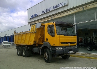 Tipper truck Reanult Kerax 420.34, 6x6, year 2003