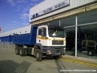 Tipper truck MAN TGA 33.360