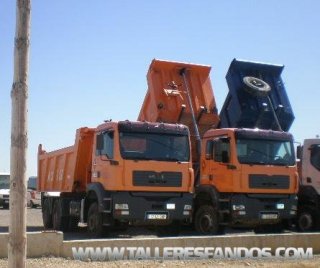 Tipper truck MAN TGA 360