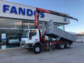 Tipper with crane IVECO MP260E31/TN  con FASSI 195A.24