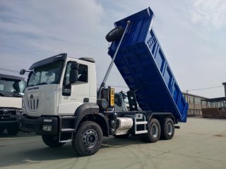 Tipper truck Astra HD9 64.45 volquete GERVASI 14m3