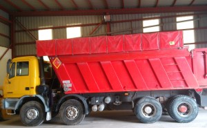 Entrega de dumper de ocasión Iveco ASTRA HD7c 84.40