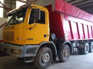 Entrega de dumper de ocasión Iveco ASTRA HD7c 84.40