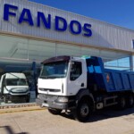 Entrega dumper de ocasión Renault 420.34 6×4 con caja Meiller Kipper.